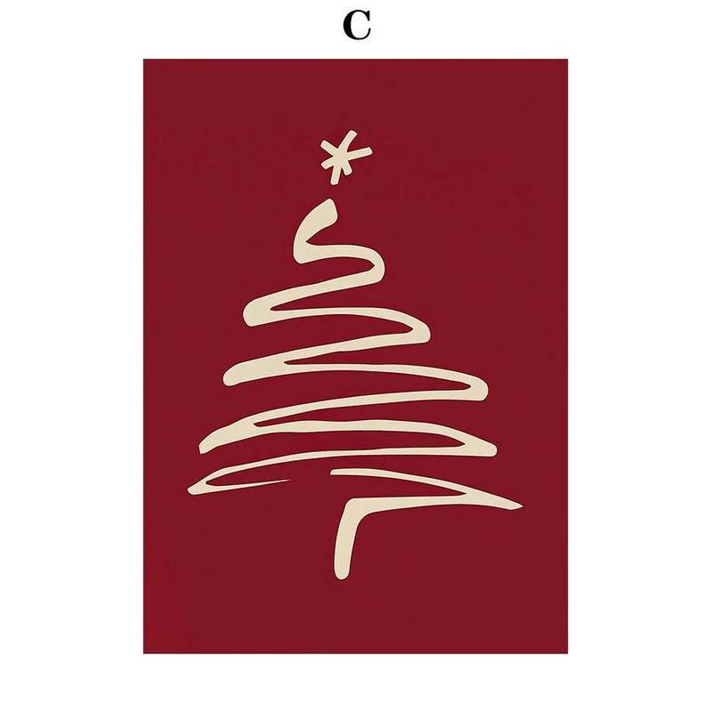 Mùa Đông Tuyết Phong Cảnh Xe Lửa Treo Tường Nghệ Thuật ChristmasTree Bông Tuyết Poster Tranh Canvas Phòng Trưng Bày Giáng Sinh Bộ Treo Tường Ngày Lễ Trang Trí Phòng