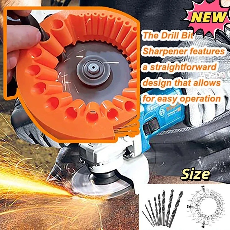 【24H】Máy Mài Mũi Khoan Mini Dùng Tay, Công Cụ Mài Góc Chuyên Dụng, Độ Chính Xác Cao, Mài Nhanh Mũi 2-13mm Hiệu Quả