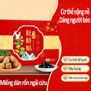 Dán rốn ngải cứu thon eo hỗ trợ giảm cân giảm mỡ bụng cải thiện tuần hoàn máu vùng bụng giảm đầy hơi chướng bụng .-A705