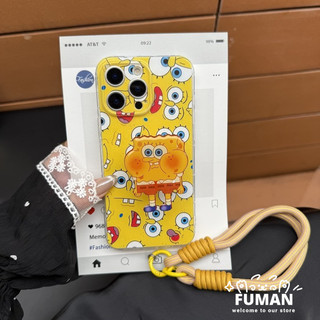 Ốp Điện Thoại SpongeBob Dễ Thương Cho Xiaomi 15T 14T 14 13 13T 12 12T 12X 12S 11T Pro Lite Mi 11 10 10T 10S 9 SE 9T Pro Lite Civi 2 Hoạt Hình SpongeBob Mềm Có Dây Buộc Ngắn