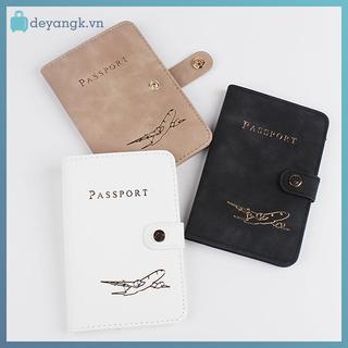 Deyangk Chống Thấm Nước Hộ Chiếu Có Bao Da Du Lịch Thẻ Tín Dụng Ví Dễ Thương Hộ Chiếu Sách Dành Cho Nữ / Nam Hộ Chiếu Bao VN