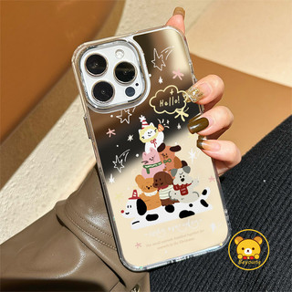 Ốp Điện Thoại Gương Chó Mèo Dễ Thương Cho Realme C85 Pro C75X C75 C71 C63 C61 C67 C65 C55 C53 C51 C35 C33 C30 C25S C25Y C21Y C20A C17 C15 C12 C11 C1 Vỏ Hoạt Hình Ngộ nghĩnh Ốp Lưng
