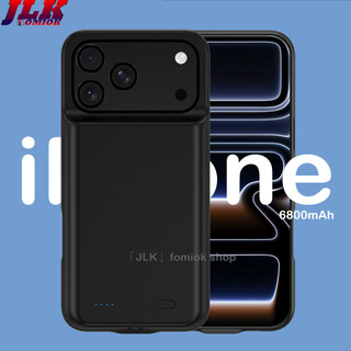 ốp ip 17 pro max 6800mAh sạc dự phòng  Battery Charger Case for iPhone 17 Air 16E 16 15 14 Plus 13 12 Mini 17 Pro Max SE 2022 7/8 Soft Cover Backup Battery Power Bank Charging Back Cases