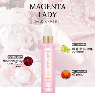 Xịt Thơm Tóc & Cơ thể MUMCHIT Hair & Body Mist Hàn Quốc lưu hương lâu 8 Tiếng, Dịu Nhẹ Cho Da Nhạy Cảm, bán chạy 105ml