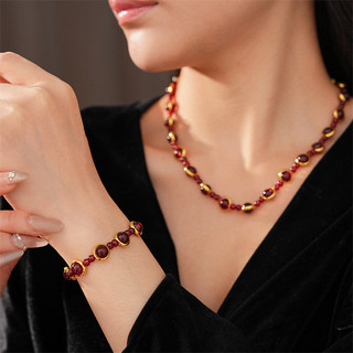 Vòng cổ từ tính hình chữ V bằng kính, thiết kế cổ điển, thời trang