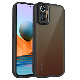 Dành Cho Redmi Note 10 Pro 4G Ốp điện thoại Cứng Mờ Da-Cảm Giác Mềm Khung TPU Chống Sốc Mỏng Vỏ
