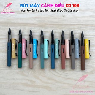 Bút Máy Luyện Chữ Đẹp Cánh Diều CD 108 - Ngòi Kim Lá Tre Tạo Nét Thanh Đậm, Dễ Cầm Nắm