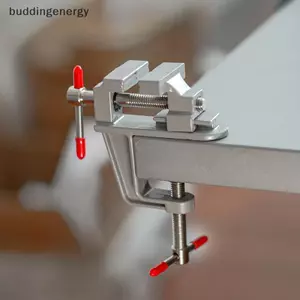 {BUDDI} Dụng cụ trang sức nhỏ Sở thích Kẹp trên bàn Kìm phẳng Dụng cụ Phó băng ghế Vise Muliti-Funcational 3.5 "Nhôm thu nhỏ {buddingenergy}