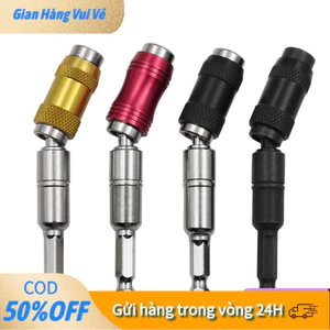 【24H】Phụ Kiện Gắn Mũi Khoan Lục Giác 1/4", Dễ Tháo Lắp, Hỗ Trợ Khoan Góc Khuất Chính Xác