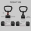 Cinna Kettlebell Tay Cầm Xoay Di Động, Ấm Siêu Tốc Kèm Quả Tạ