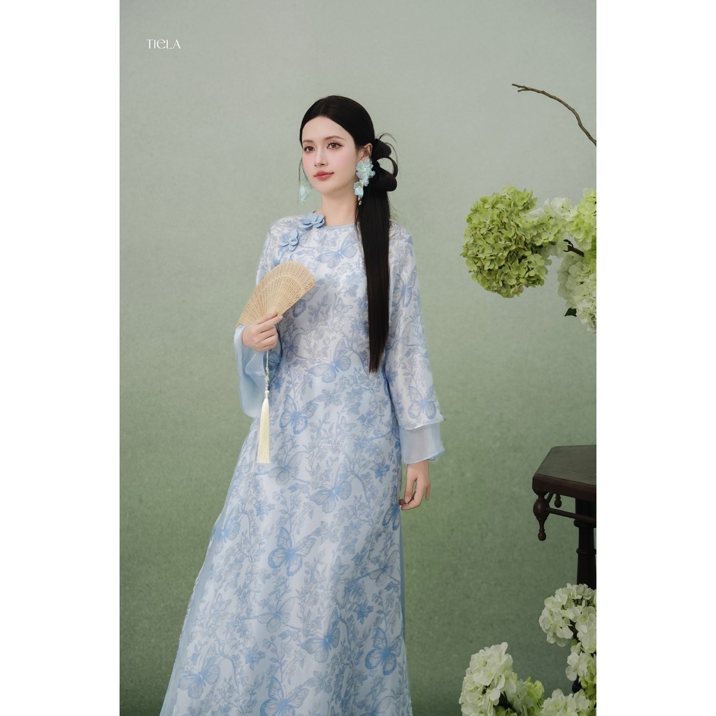 Áo Dài Lam Diệp (không kèm quần)