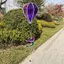 LAKAM Rainbow Hot Air Balloon, Xoay Sequins Chất liệu nhựa Máy quay gió, Wind Twister 4X Balloon Chiều cao 43,3 inch Pinwheels Kích thước khổng lồ Sử dụng ngoài trời