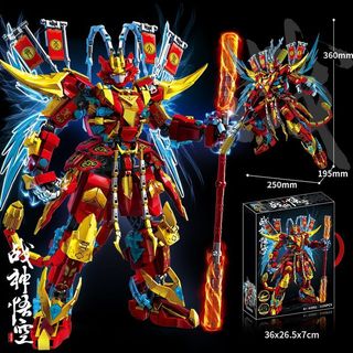 Tương thích với các khối xây dựng Lego Mecha Six-Eared Kiwi Monkey King Armor Model Boy Đồ chơi lắp ráp 8.3 Y0EB
