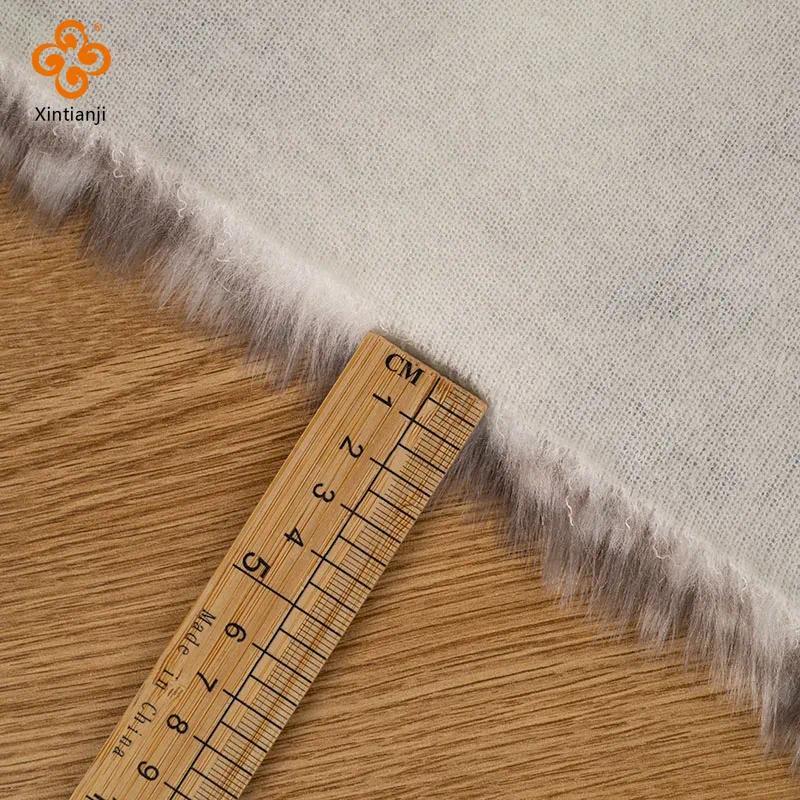 2cm Da Báo In Hươu Ngắn Sang Trọng Lông Thú Nhân Tạo Vải Hiệu Suất Trang Phục Lông Thú Quần Áo Thảm DIY Lót Vải