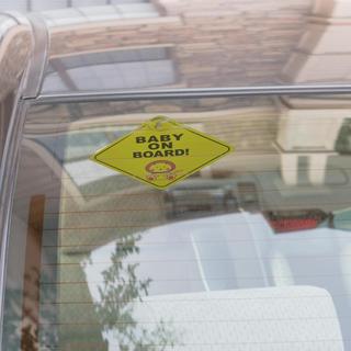 Baby on Board Sign Stickers Baby on Board Reflective Decal Child in Car Stickers for Window Bumper Safety Warning hdjvn