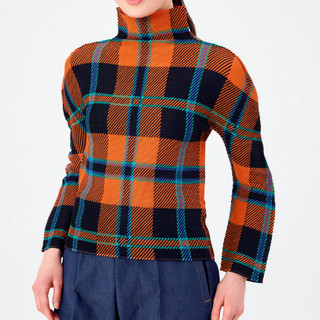 Miyake Áo Thun Dài Tay Slim-fit Kẻ Sọc, Phù Hợp Mùa Xuân Thu