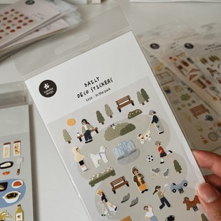 Sticker Hàn Suatelier nhiều mẫu mới trang trí bullet journal || Nhà Kawaii