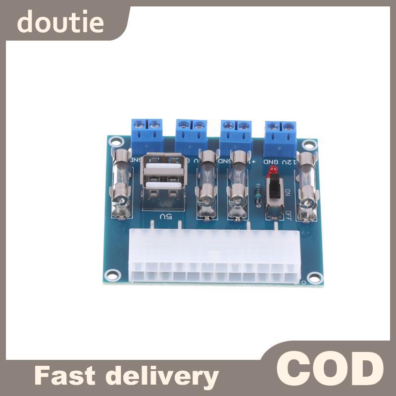 Doutie 1 Bộ Chuyển Đổi Nguồn Điện Cung Cấp Mô Đun Kiểm Tra Nguồn Điện Mạch Ổ Cắm Mô Đun HU-M28W Máy Tính Để Bàn Điện ATX Chuyển Bảng VN