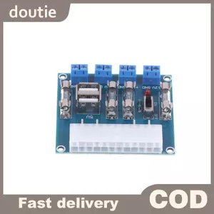 Doutie 1 Bộ Chuyển Đổi Nguồn Điện Cung Cấp Mô Đun Kiểm Tra Nguồn Điện Mạch Ổ Cắm Mô Đun HU-M28W Máy Tính Để Bàn Điện ATX Chuyển Bảng VN