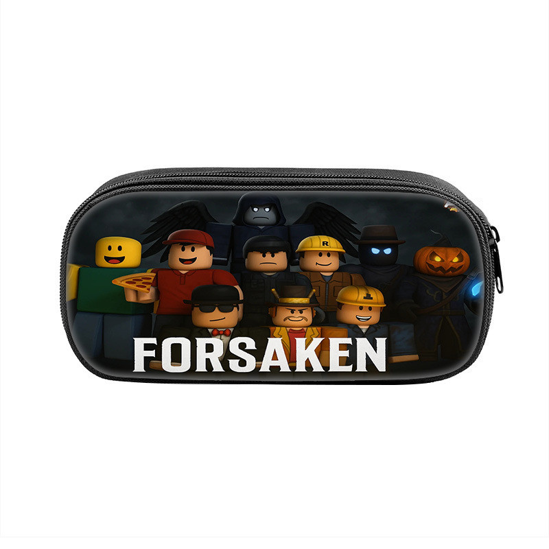 SQ3 Roblox Forsaken Gubby Hộp Đựng Bút Sinh Viên Túi Đựng Bút Dung Tích Lớn In Trò Chơi Văn Phòng Phẩm Túi QS3