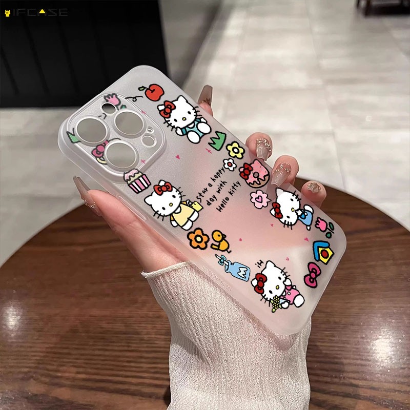Dành Cho Google Pixel 10 9 8 Pro XL 10A 9A 8A GooglePixel10A Vỏ Điện Thoại Màu Trắng Trong Suốt Hello Kitty Mèo Nơ Nơ Hoa Donut Hoạt Hình Dễ Thương Trong Suốt Vỏ Mềm Mỏng