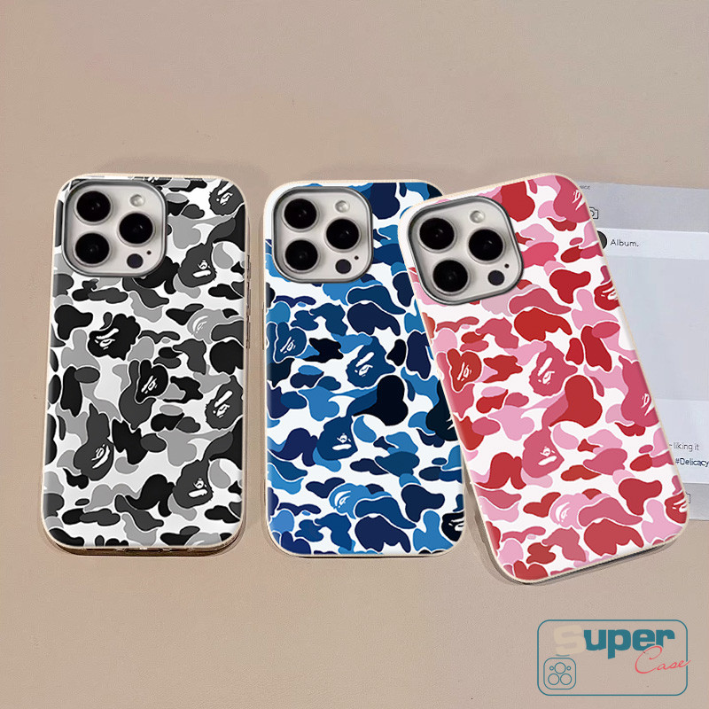 Ốp Lưng Cho Vivo Y28 Y04 Y03 Y18 Y19s Pro Y29 Y17s Y17 V27 Y20 Y02 Y29s Y12S Y22 Pro Y15 V25 V29 Y27 Y36 Y22s Thời Trang Đỏ Xanh Xám Đen Ngụy Trang Họa Tiết Da Doodle