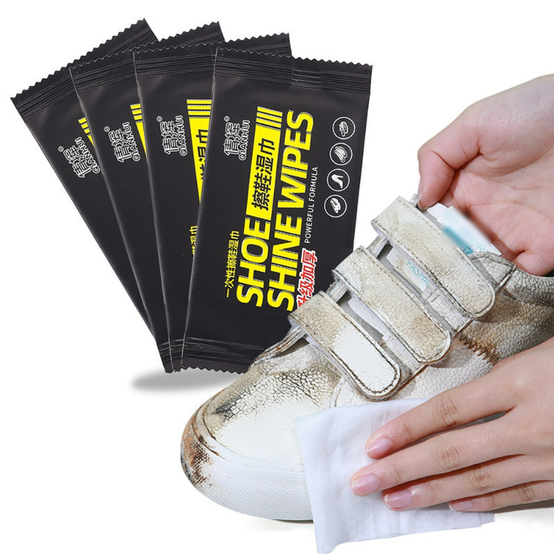 80 / 160 / 240Tablets Giày Sneaker Di Động Khăn Lau Hiện Vật / Giày Trắng Bụi / Giày Nhẹ Loại Bỏ Bụi Bẩn Vải