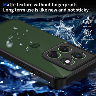 Dành Cho Motorola Moto G67 Power / G57 Power Ốp điện thoại Cứng Mờ Da-Cảm Giác Mềm Khung TPU Chống Sốc Mỏng Vỏ