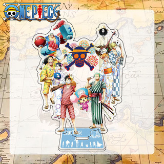 Mô Hình Acrylic One Piece Luffy Sanji Chopper Zoro Law Trang Trí Bàn, Quà Tặng Anime