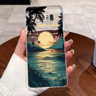 Ốp Lưng Cho Samsung Note8 Note9 Trong Suốt Sang Trọng Thỏ Dễ Thương Ngộ nghĩnh Silicon Mềm Ốp lưng Samsung Galaxy Note 8 Note 9 Ốp Lưng