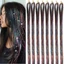 Phần mở rộng tóc MERIGGIARE Tinsel, Tinsel tóc bện cổ tích, Màu sáng bóng nổi bật Bộ tóc giả để sử dụng hàng ngày Tiệc Giáng sinh