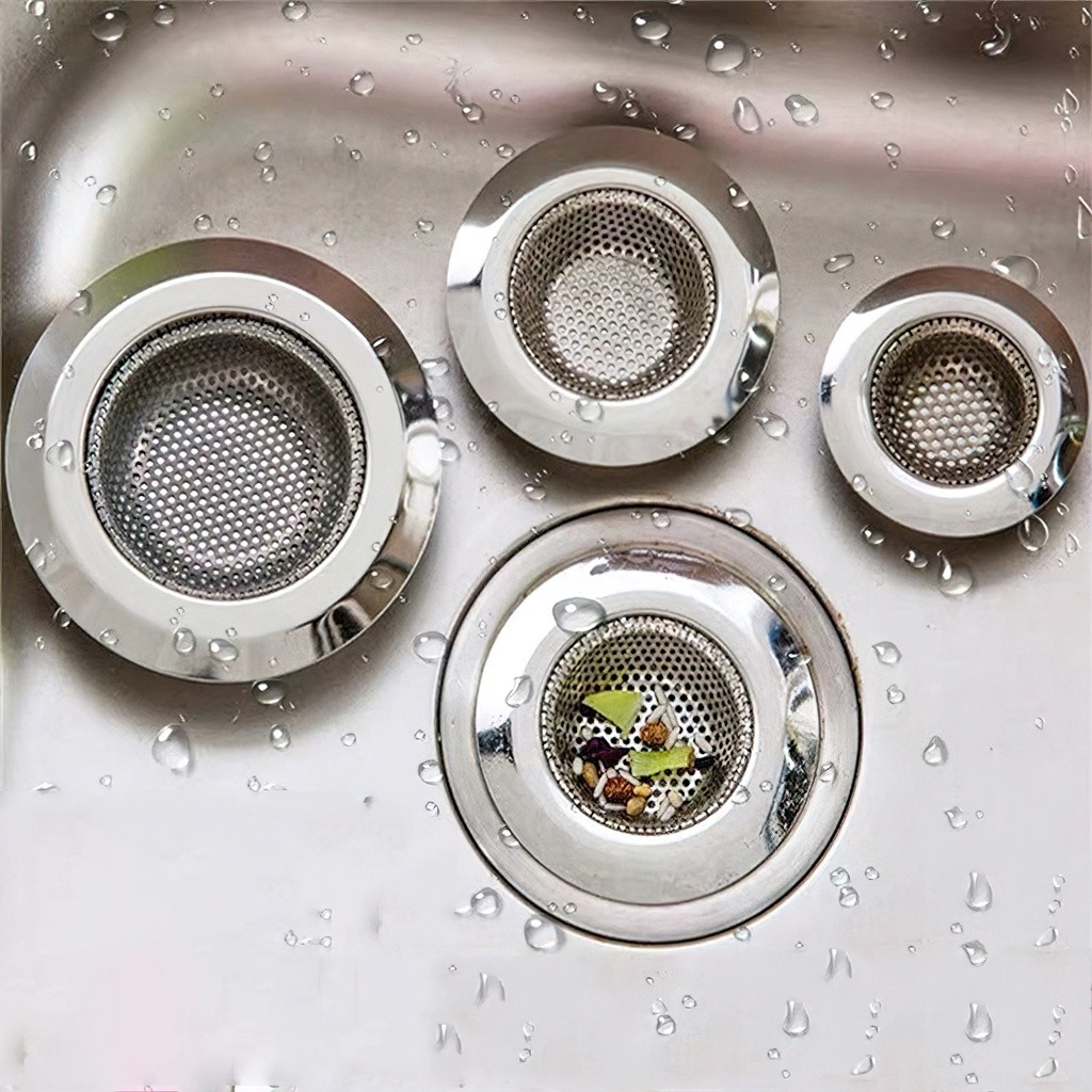 Lọc rác inox bồn rửa chén, chặn rác inox dày dặn không rỉ