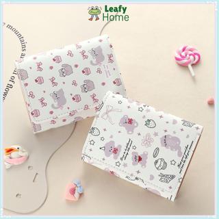 Ví ngắn LEAFYHOME, Ví đựng tiền xu bằng da PU hoạt hình, Quà tặng túi đựng tiền Kitty Bowknot