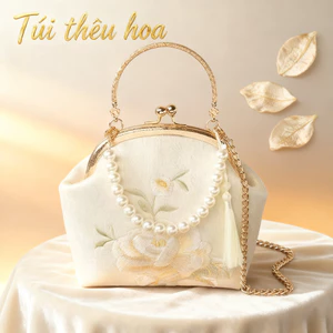 🔥Hộp quà🔥Túi thêu phong cách Trung Quốc mới, kết hợp với túi xách retro cheongsam