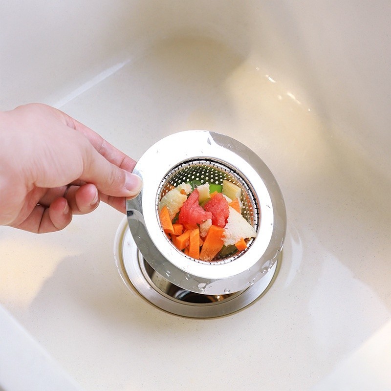 M7 Lưới inox chắn rác bồn rửa loại lỗ tròn lưới chặn rác bồn rửa bát MALAN