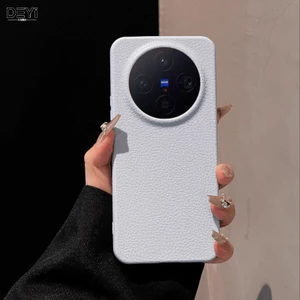 Mùa Thu Đông Cho Vivo x300 Màu Nguyên Chất Ốp Lưng Điện Thoại Vải Lanchee Họa Tiết x300pro Phong Cách Mới x200s / s30 / s20 Chống Bụi Bẩn
