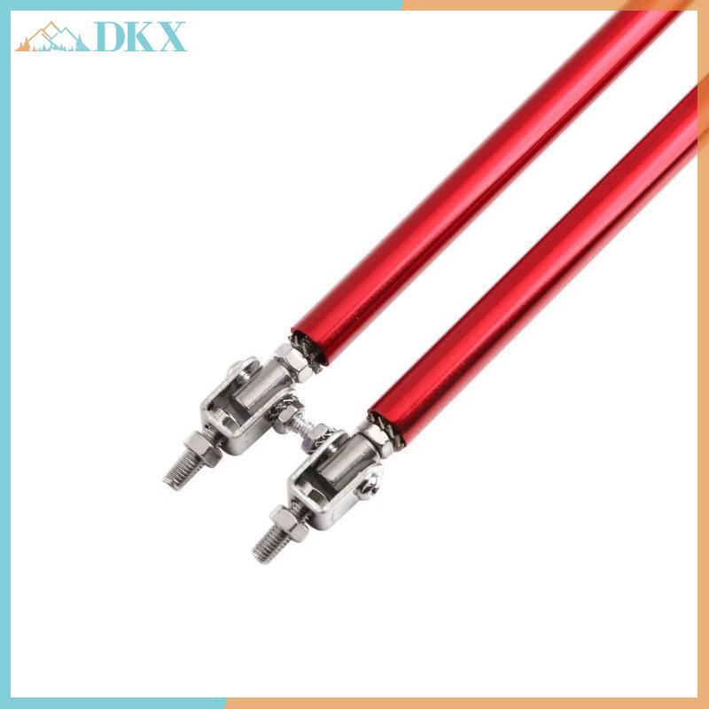 DKX 2x Universal Racing Có thể điều chỉnh cản trước phía sau Bộ chia môi Bộ thanh hỗ trợ Racing 75mm / 100mm / 150mm / 200mm Điều chỉnh kiểu dáng ô tô.
