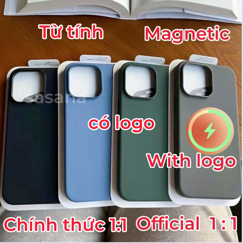(Chính thức 1: 1) Silicon lỏng từ tính cho iphone 16 / 15 / 14 / 13 / 12 / Pro / Pro Max / plus / mini Vỏ điện thoại chất lượng cao Hoạt hình bật lên