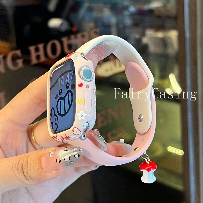 Dây đeo silicon mỏng cho Apple Watch S11 46mm 42 45mm 44 40 41 38mm Vòng đeo tay iwatch Series 8 7 Se 3 4 5 6 9 10 Ultra2 49mm