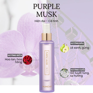Xịt Thơm Tóc & Cơ thể MUMCHIT Hair & Body Mist Hàn Quốc lưu hương lâu 8 Tiếng, Dịu Nhẹ Cho Da Nhạy Cảm, bán chạy 105ml
