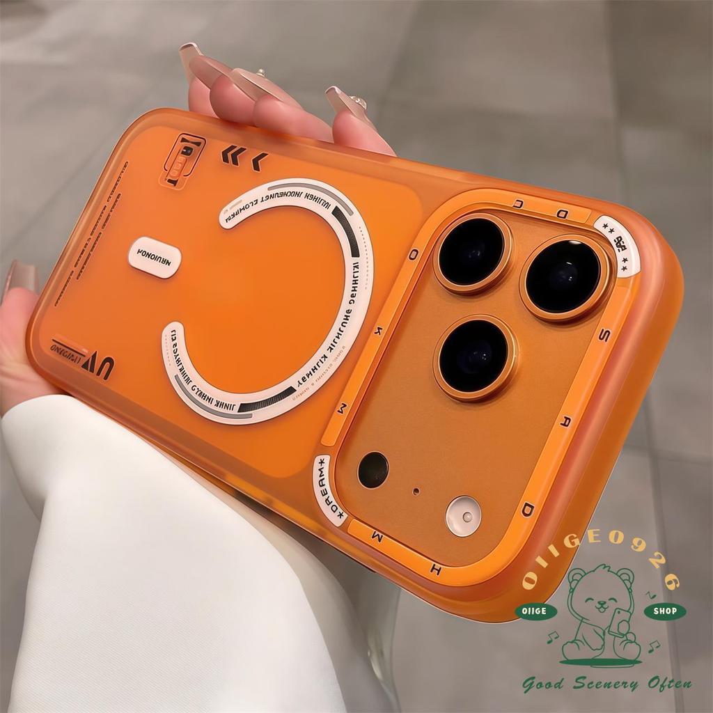 【 Ốp lưng iPhone17 】 Vỏ điện thoại từ tính IMD Skin Scrub iphone17 Pro Max16 15 14 13 12 cho vỏ iPhone Vỏ mềm silicon TPU chống sốc