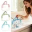 Túi dây kéo có thể tái sử dụng GUSTAVA, Túi lưu trữ PVC chống thấm nước Chất liệu PVC, Túi đựng du lịch nhiều màu có khóa kéo