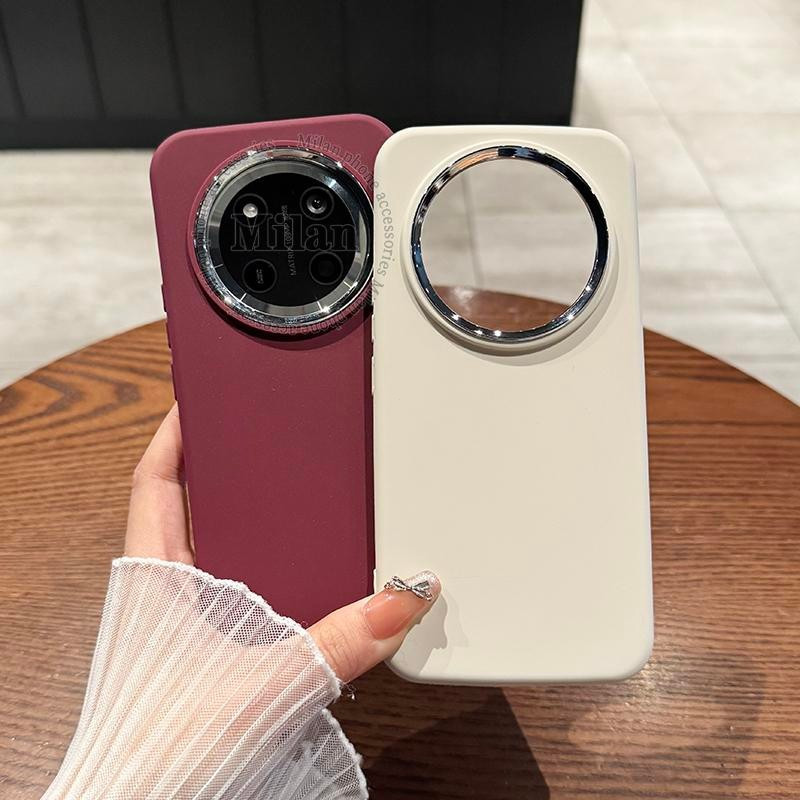 Ốp điện thoại Honor X9D X9C X9B X9A 5G Vỏ thông minh Honor X9C Vỏ mềm silicon màu trơn Vỏ điện thoại hấp thụ sốc Khung gương mạ điện