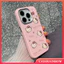 Ốp Lưng Cho Redmi 9A 13C A3 14C 12C 10C 10A Note 8 9 10 9C 9 10 9C NFC 12 A1 9T A2 Note 12 13 11s Pro Hoạt Hình Trái Tim Tình Yêu Mèo Kitty Dễ Thương 3D Nơ Búp Bê Vòng Tay Họa Tiết Da Ốp lưng