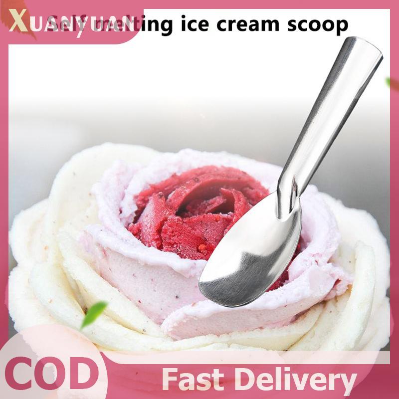 XUAN Hợp Kim Nhôm Kem Muỗng Muỗng Kem Nhà Khách Sạn Món Tráng Miệng Muỗng, Hoàn Hảo Cho Muỗng Và Phục Vụ Thực Phẩm Cứng VN