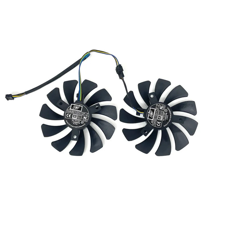 Mới 85mm Quạt Làm Mát Cho Powercolor RX 6700 6650 6600 XT RX 5700 5600 XT V2 Fighter Card Đồ Họa Quạt Làm Mát