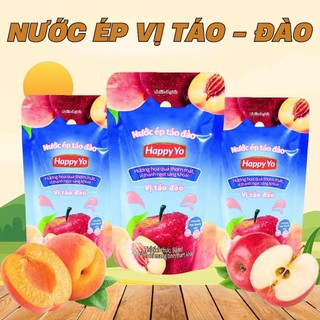Nước Ép Trái Cây Đóng Gói 80ml 6 Vị Cam, Nho,Táo Đào, Lê, Xoài, Dâu