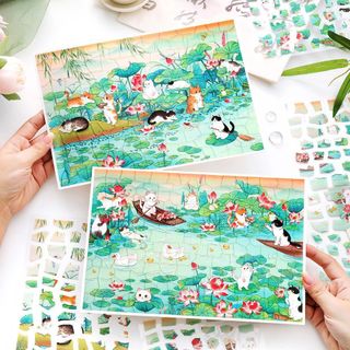 Infeel.Me Old Things Repairer 6.0 Chất liệu vui nhộn Nhãn dán cảnh tự làm Kích thước siêu lớn Nhãn dán cảnh quan