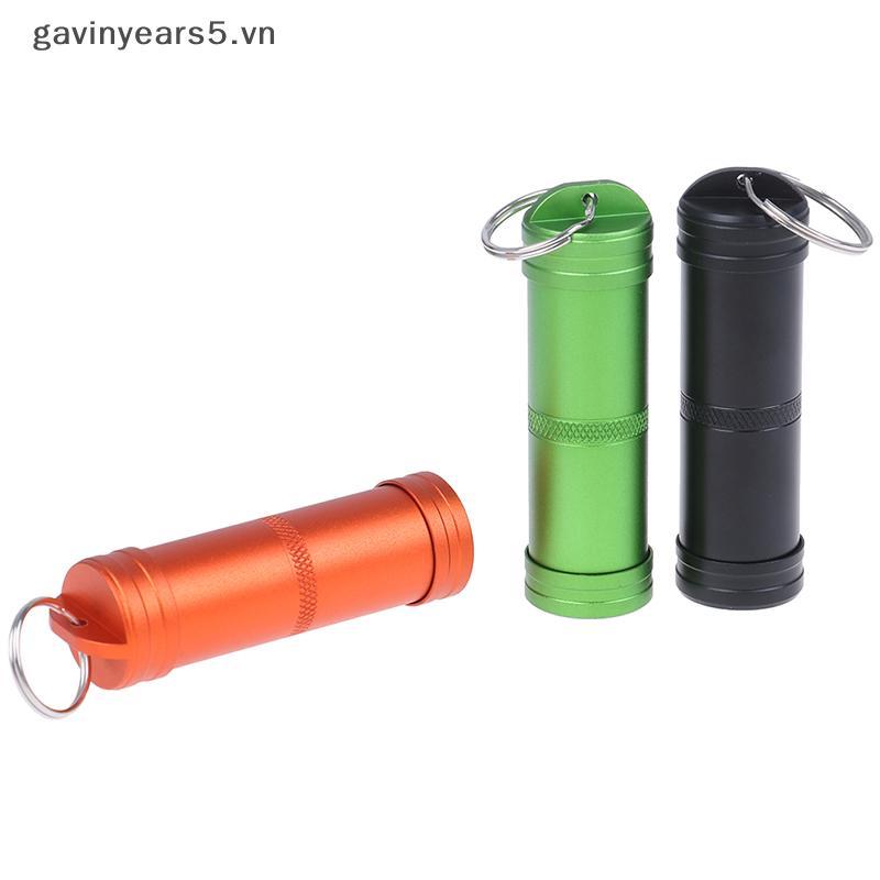 # gavin # 1PC Chai kín viên nang chống nước Hộp đựng thuốc sinh tồn ngoài trời.