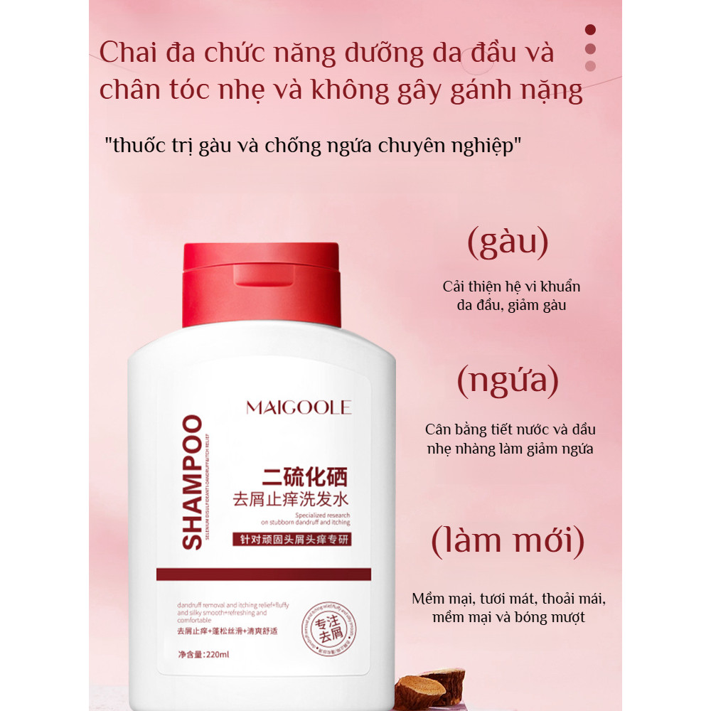 Chất Lượng Dầu Gội Selen Sulfide Dịu Nhẹ Da Đầu Giảm Gàu